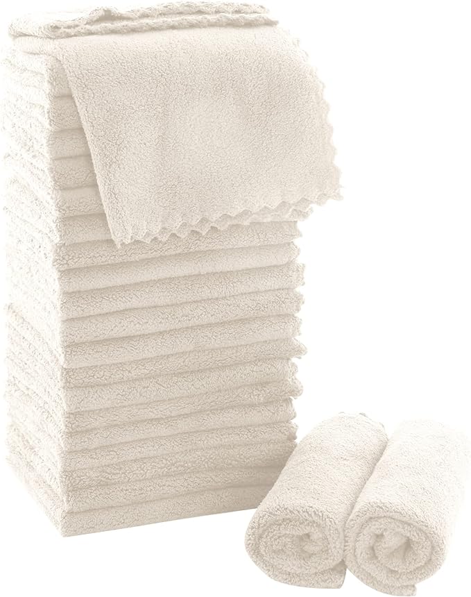 MOONQUEEN Ultra Soft Premium Washcloths Set by MOONQUEEN