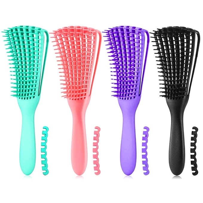 Detangling Brush for Afro American/African Textured 3a to 4c Kinky, Coily Hair - Image 7