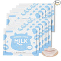 AKARY Milk 5 Pcs Moisturizing Lip Mask, Lip Sleep Gel Pads Mask Bulk by Unknown