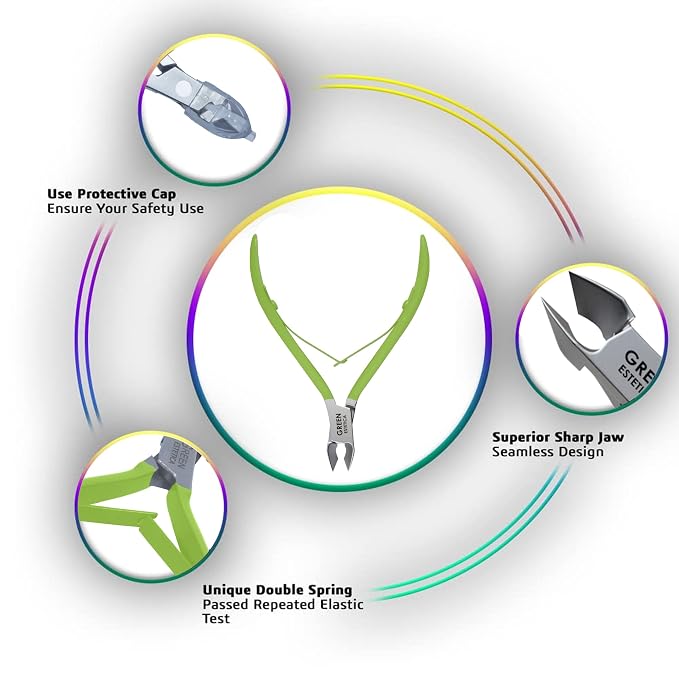 Professional Cuticle Trimmer Nail Cuticle Cutter Stainless Steel Cuticle Nippers - Image 4