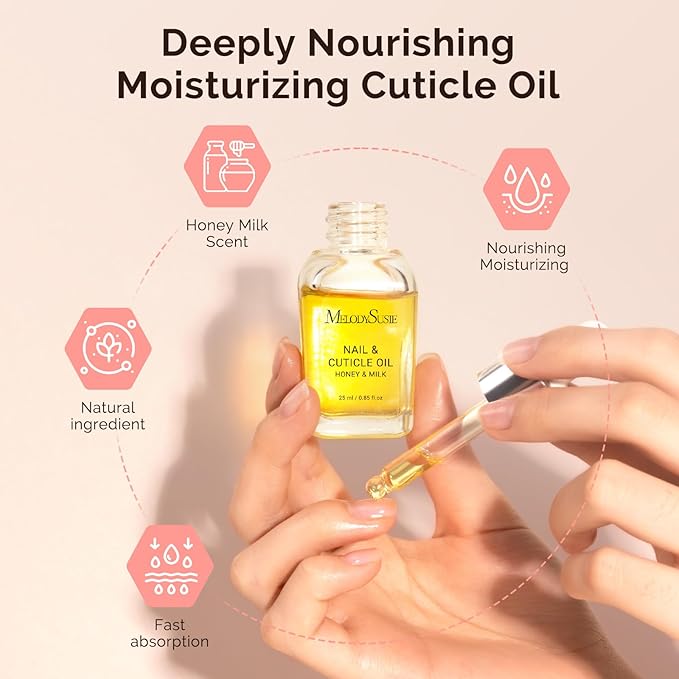 MelodySusie 25ML Cuticle Oil, Cuticle Nourishes, Promotes Nail Growth and - Image 6