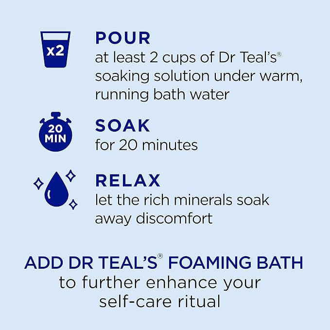 Dr Teal's Epsom Salt Soaking Solution, Soften & Nourish - Image 4