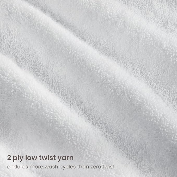 BIOWEAVES 100% Organic Cotton Bath Towel Set | 700 GSM Plush 7-Piece Premium - Image 5