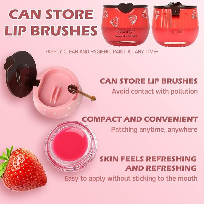 10 PCS Bee Lip Balm Honey Pot, Honey Lip Balm Bulk, Moisturising Sleep Lip Mask - Image 4