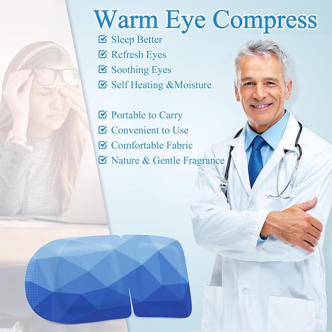 32Packs Steam Eye Mask, Heated Eye Mask - Image 3