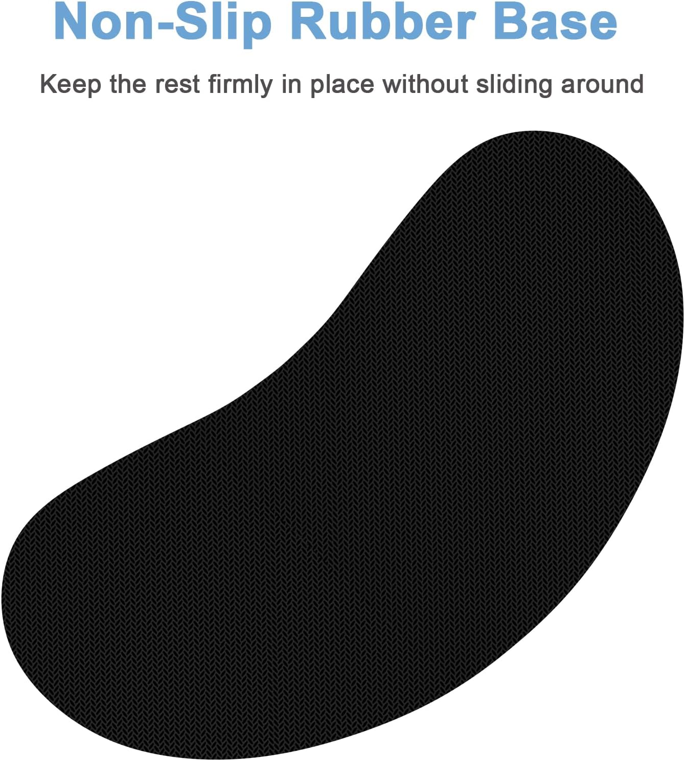 Dapesuom Mouse Wrist Rest, Cute Ergonomic Memory Foam Mouse Wrist for Computer Desk Mats Support, Hand Rest Pad Cushion for Gaming, Office, Laptop, Men, Women, Pain Relief & Easy Typing, Red