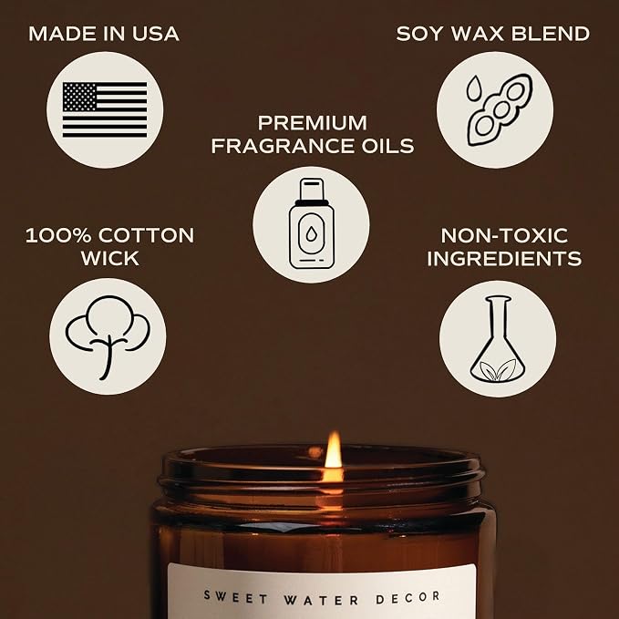 Sweet Water Decor Christmas Candle | Christmas Tree, Apple Cider, and Cinnamon - Image 8