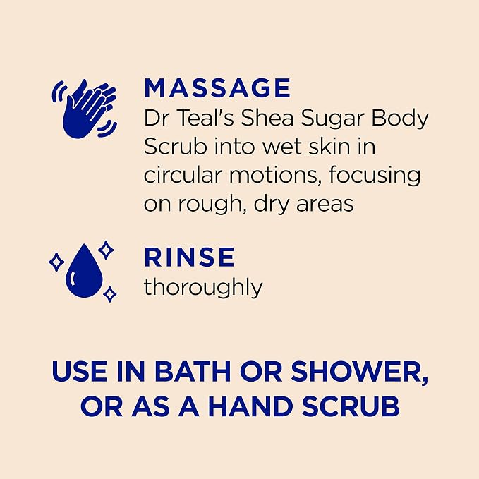 Dr Teal's Shea Sugar Body Scrub, Citrus - Image 5