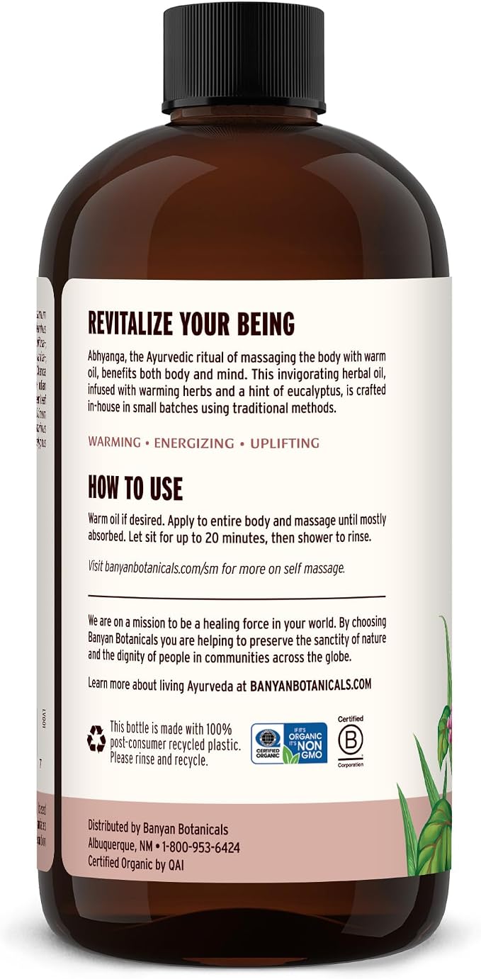 Banyan Botanicals Kapha Massage Oil – Organic Massage Oil - Image 2