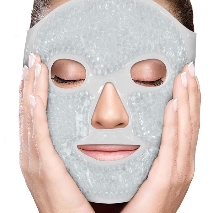 Eye Mask Get Rid of Puffy Eyes Migraine Relief, Travel Therapeutic Hot Cold by Perfecore