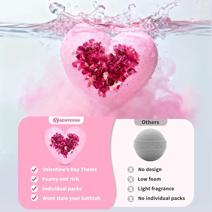 Bath Bombs for Women XXL, Basket Set for Mothers Day Gifts for Mom, Organic - Image 5