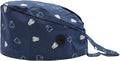 Gourd-Shaped Working Cap with Button, Adjustable Tie Back Hat Sweatband Hair by LUCKYBUNNY