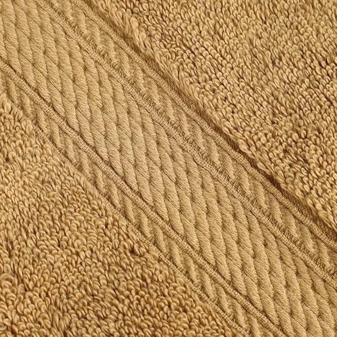 SUPERIOR Egyptian Cotton Pile Hand Towel Set of 4, Ultra Soft Luxury Towels - Image 3