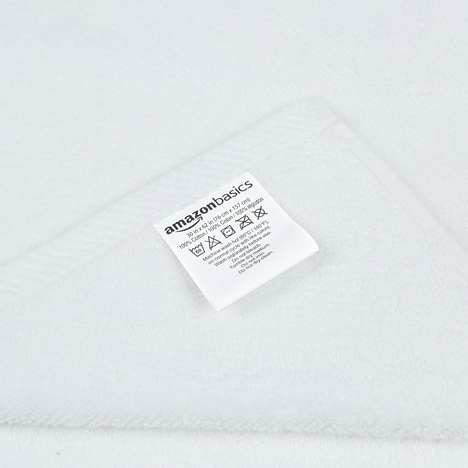 Amazon Basics 2-Piece Quick-Dry Oversize Bath Towel, 100% Cotton - Image 7