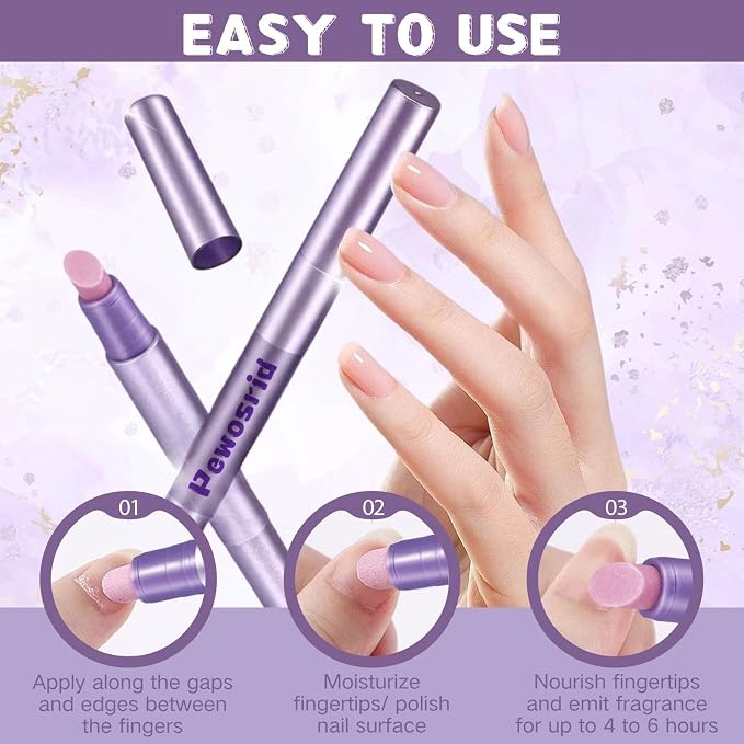 Cuticle Oil Pusher Pen, 4-in-1 Ceramic Cuticle Remover & Cuticle Oil, Nail Care - Image 3