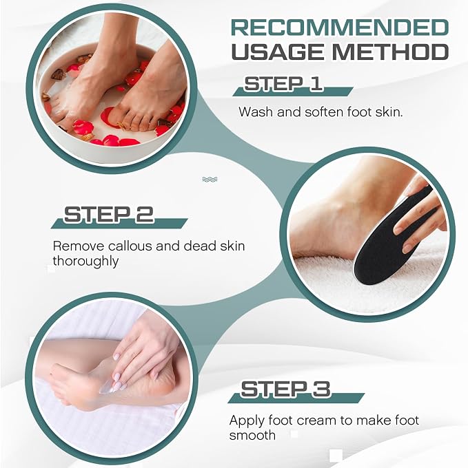 Lothee 15 Pack Foot File Foot Callus Remover Double Sided Professional - Image 4