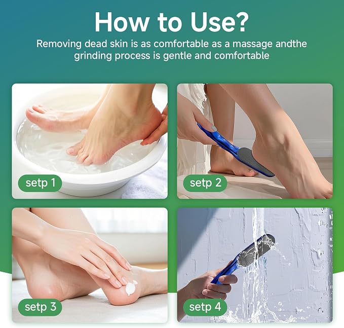 Nano Glass Foot File Callus Remover, Beyond The Cream Foot File, NanoGlass Feet - Image 5