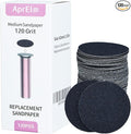 120pcs Replaceable Sandpaper for Electric Foot Callus Remover, by APRELM
