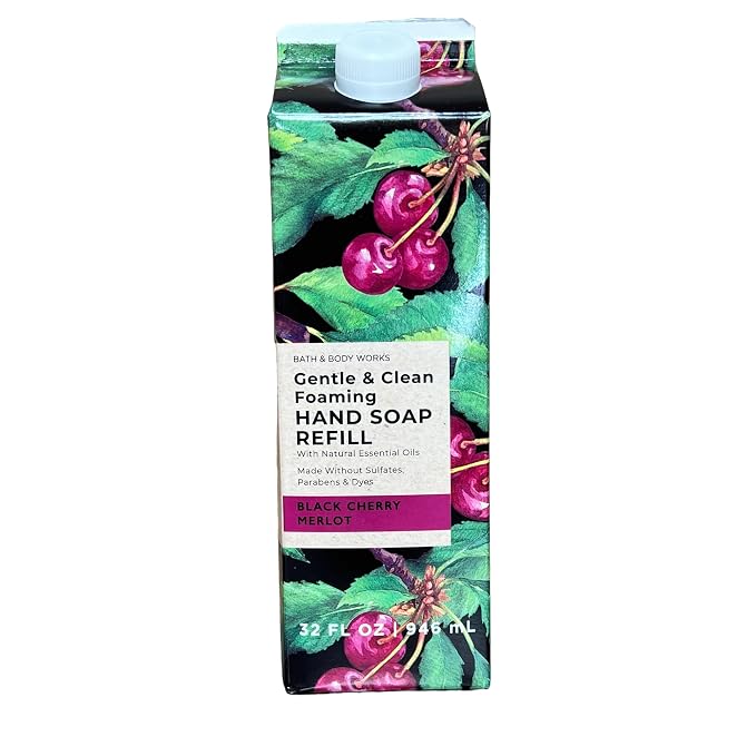 Bath & Body Works Black Cherry Merlot Refill Gentle & Clean Foaming Hand Soap by BathBodyWorks
