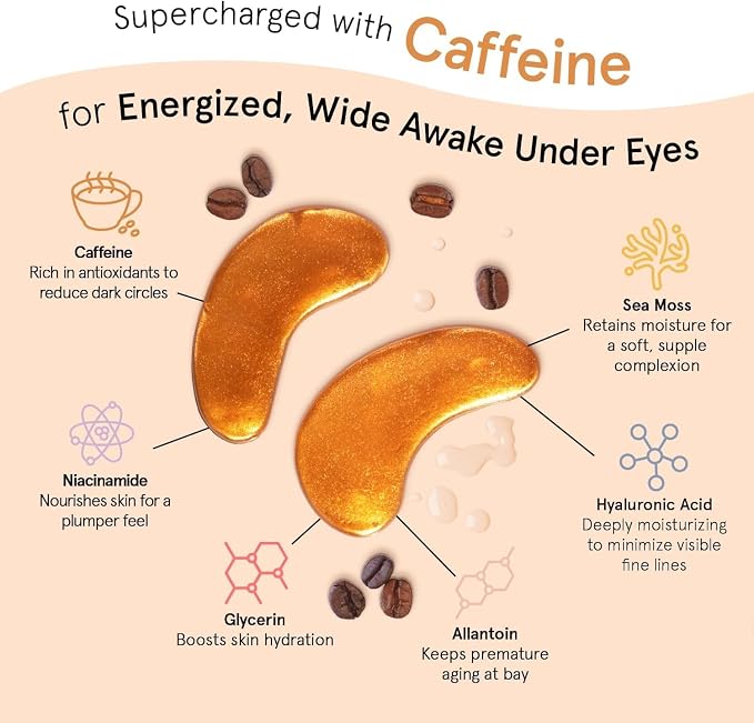 grace & stella Caffeine Under Eye Patches - Image 4