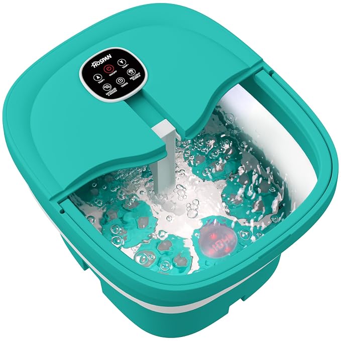 HOSPAN Collapsible Foot Spa Electric Rotary Massage, Foot Bath by HOSPAN
