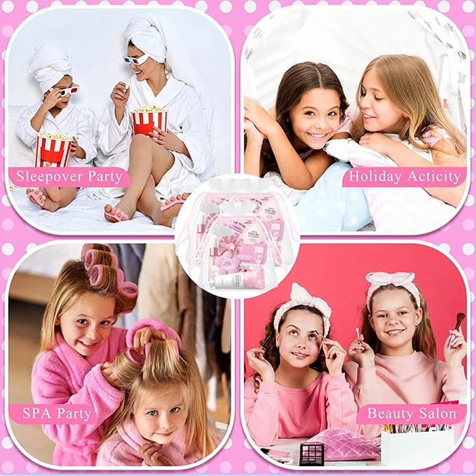 Spa Party Supplies for Women Girl, Face Cleanser, Hand Cream, Lip Mask - Image 5