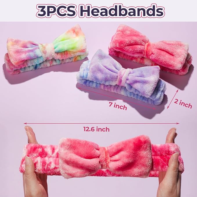 LEOBRO Makeup Headband, Spa Headbands, Skincare Headbands - Image 3