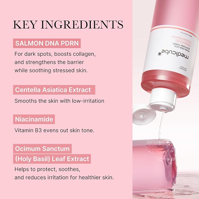 medicube PDRN Toner Salmon DNA PDRN CICA Soothing Toner | Lightweight & Watery - Image 2
