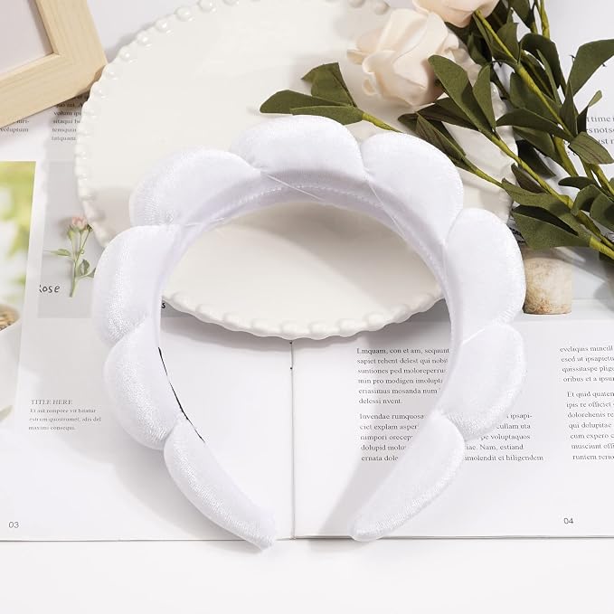 Ayesha Spa Headband for Washing Face Sponge Makeup Headbands Skincare Headband - Image 2