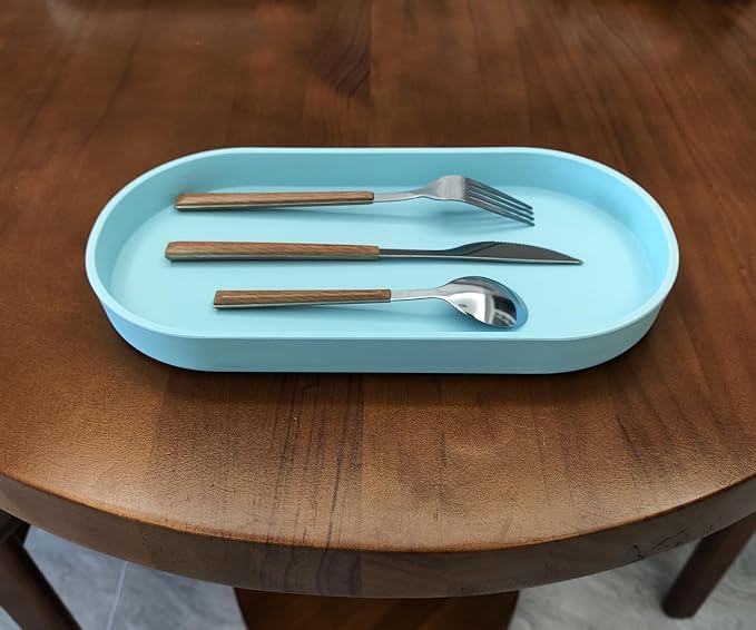 Blue Small Tray, 3 Pack Oval Tray - Image 5