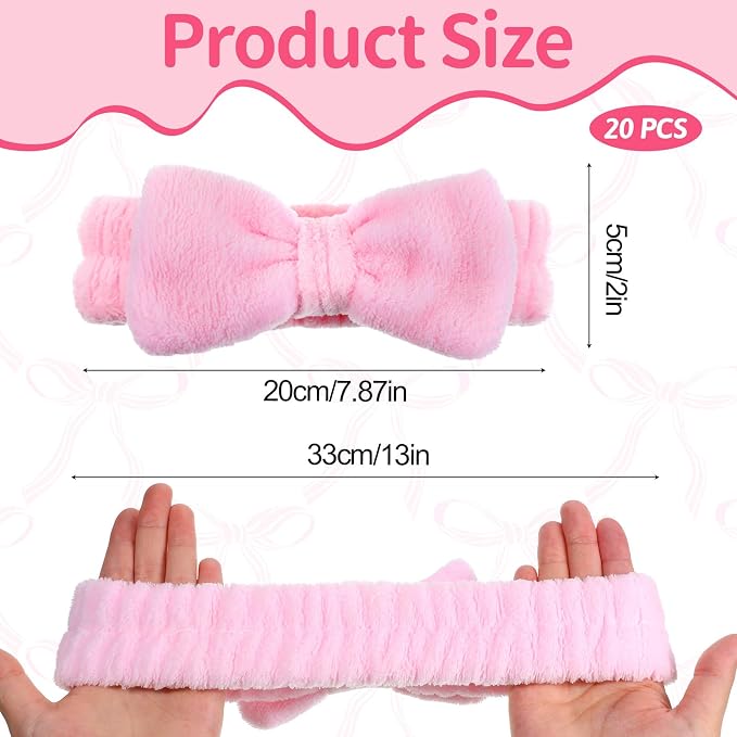 20 PCS Spa Headband Bulk, Hair Band - Image 2