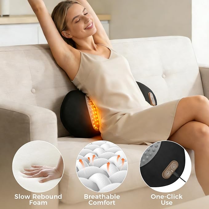 3-in-1 Electric Lumbar Support Pillow - Image 3