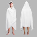 COTTON CRAFT Hooded Bath Towel – Oversized 35 x 70 Waffle Weave Towel by COTTONCRAFT