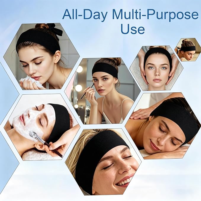 160 Count Disposable Spa Headbands - Image 5