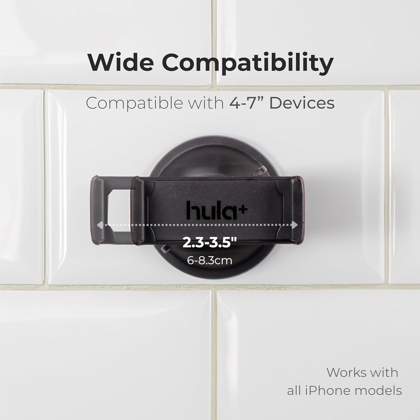 Universal Phone Holder, Record with Front and Back Camera, Shower Mirror Bathroom Phone Holder, Adjustable Wall Mount Stand, TikTok YouTube Vlog Video Recording Kit Influencer Essentials Accessories