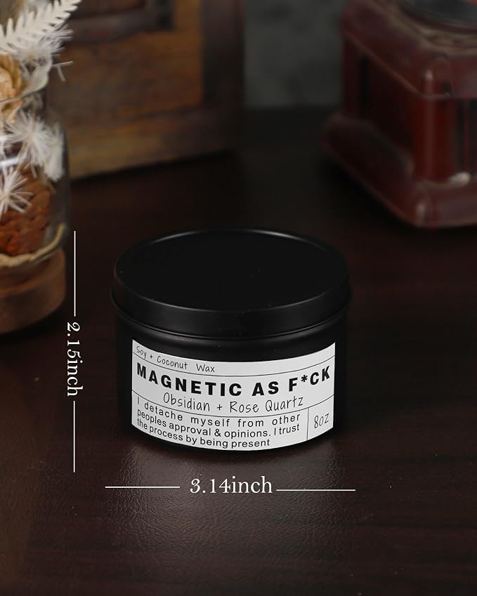 Magnetic AS F*CK, Hande Made Chakra Candle, Magic Attraction, Manifestation - Image 6
