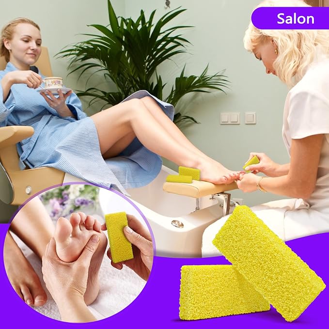 Disposable Foot Scrubber Sponge Pads Pedicure Pumice Stone - Image 6