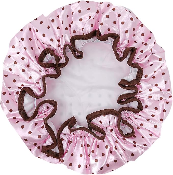 allydrew Reusable Women's Waterproof Shower Caps - Image 2