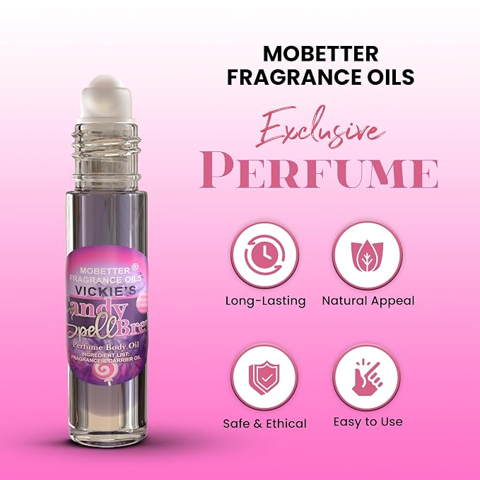 MOBETTER FRAGRANCE OILS Vickies Candy Spell Brew Perfume Women Body Oil 10ml - Image 2