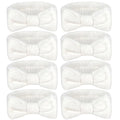 Ondder Spa Headband for Washing Face 8 Pack White Skincare Headbands for Women by Ondder