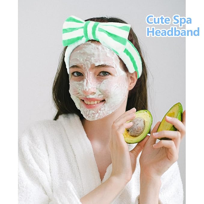 Ondder 8 Pcs Spa Terry Cloth Headbands - Image 4