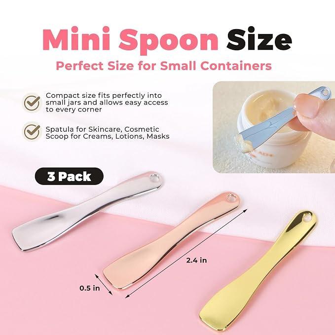 Metal Makeup Spatula Tool - Image 3