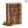 SSA Sandalwood Scented Natural Bar Soap 5 Pack, Australian Triple Milled by SimpleScentsAustralia