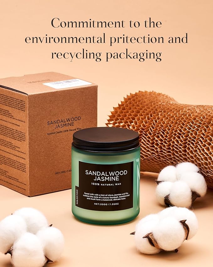 M&SENSE Oceanic Breeze Home Scented Candles, 7.05oz Natural Soy Wax, 50-Hour - Image 8