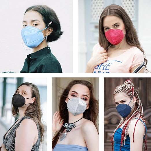 HUHETA KN95 Face Mask, 30 Pack Individually Wrapped, 5-Ply Breathable & - Image 7