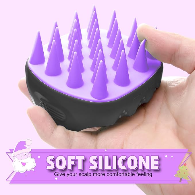 Cbiumpro 2-Pack Scalp Massager Shampoo Brush, Ultra Soft Silicone Scalp - Image 4