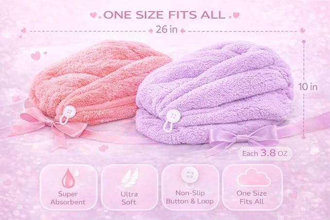 ADOGO Microfiber Hair Towel - Image 8