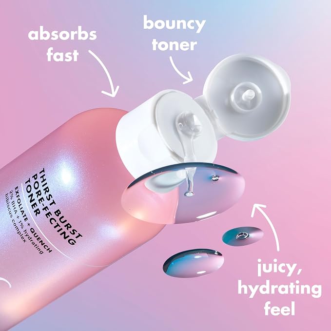 e.l.f. Thirst Burst Pore-fecting Toner Mini, Hydrating & Exfoliating - Image 3
