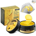24K Gold Eye Mask 60Pcs, 5 Portable Golden Collagen Under Eye Patches, 30 Pairs by ExperiencethemagicofYargkosandembarkonajourneyofbeautyandconnection