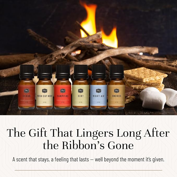 P&J Trading Fragrance Oil Camping Set | Campfire, Fresh Cut Wood, Night Air - Image 5